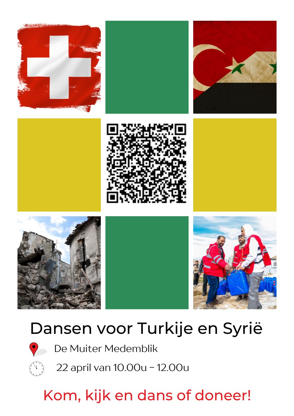 Goede doel dansen voor Turkije & Syrië