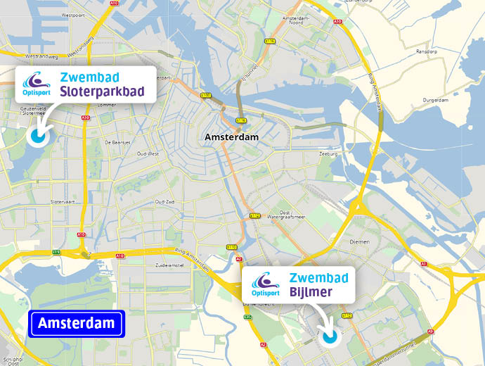 Optisport zwembaden amsterdam