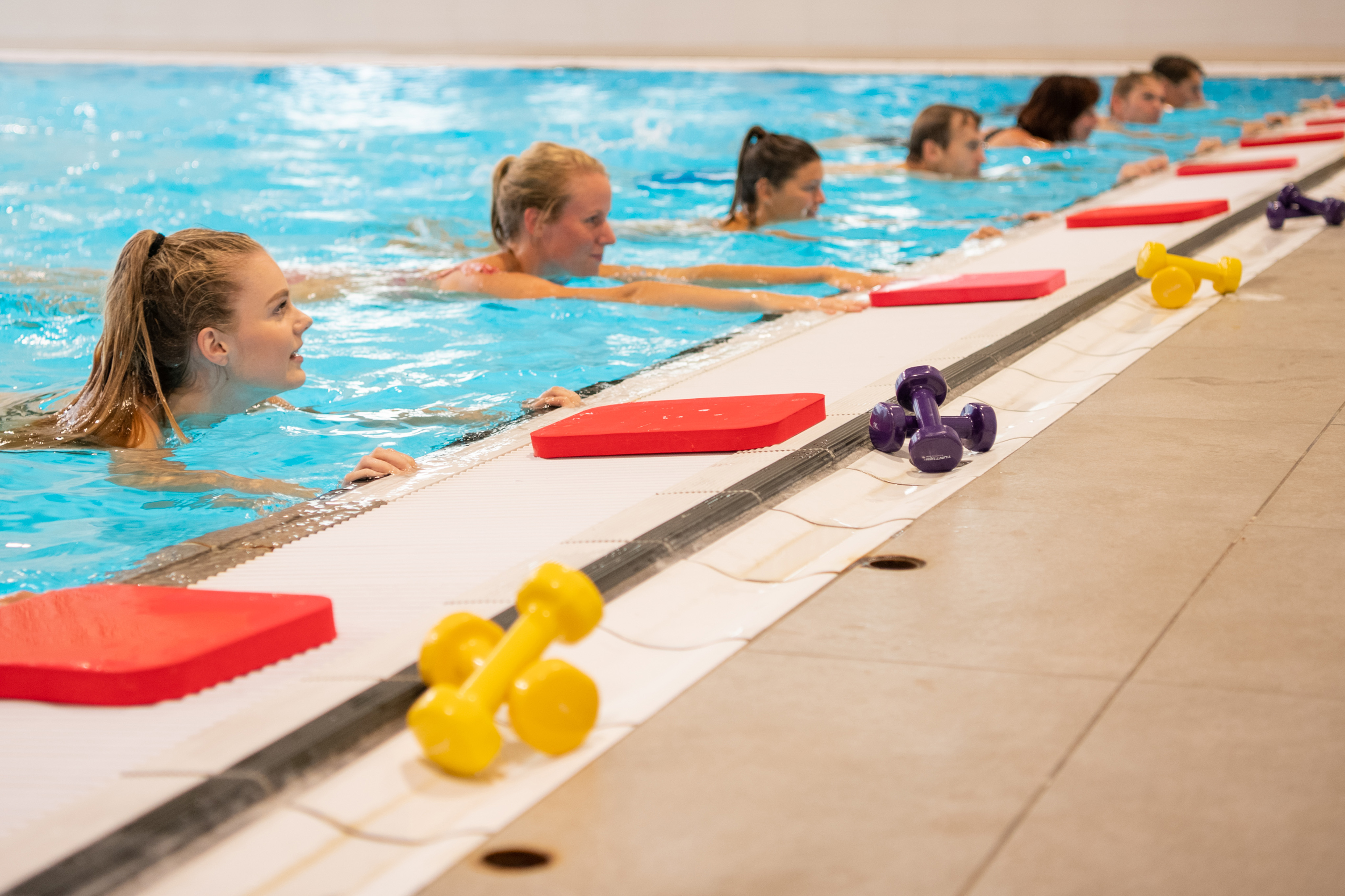 Samen sporten in het water