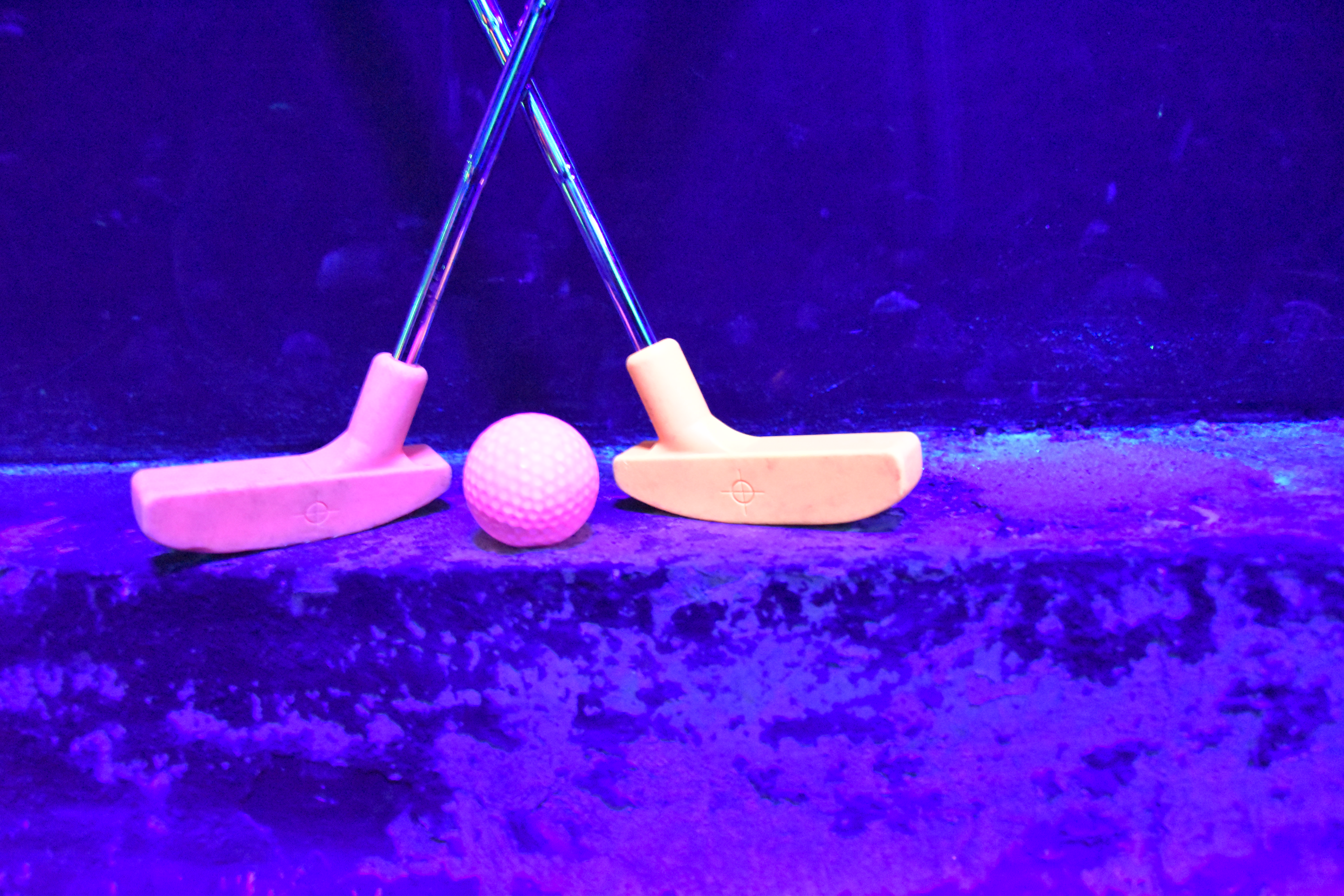Glowgolf kinderfeestje Optisport