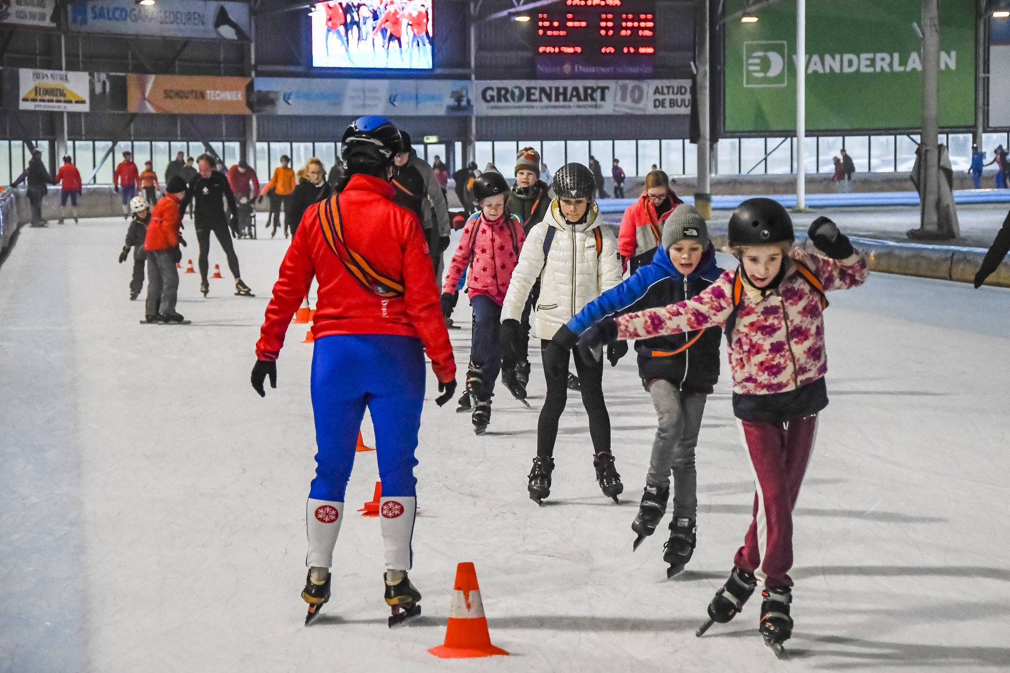 Leer schaatsen bij Optisport