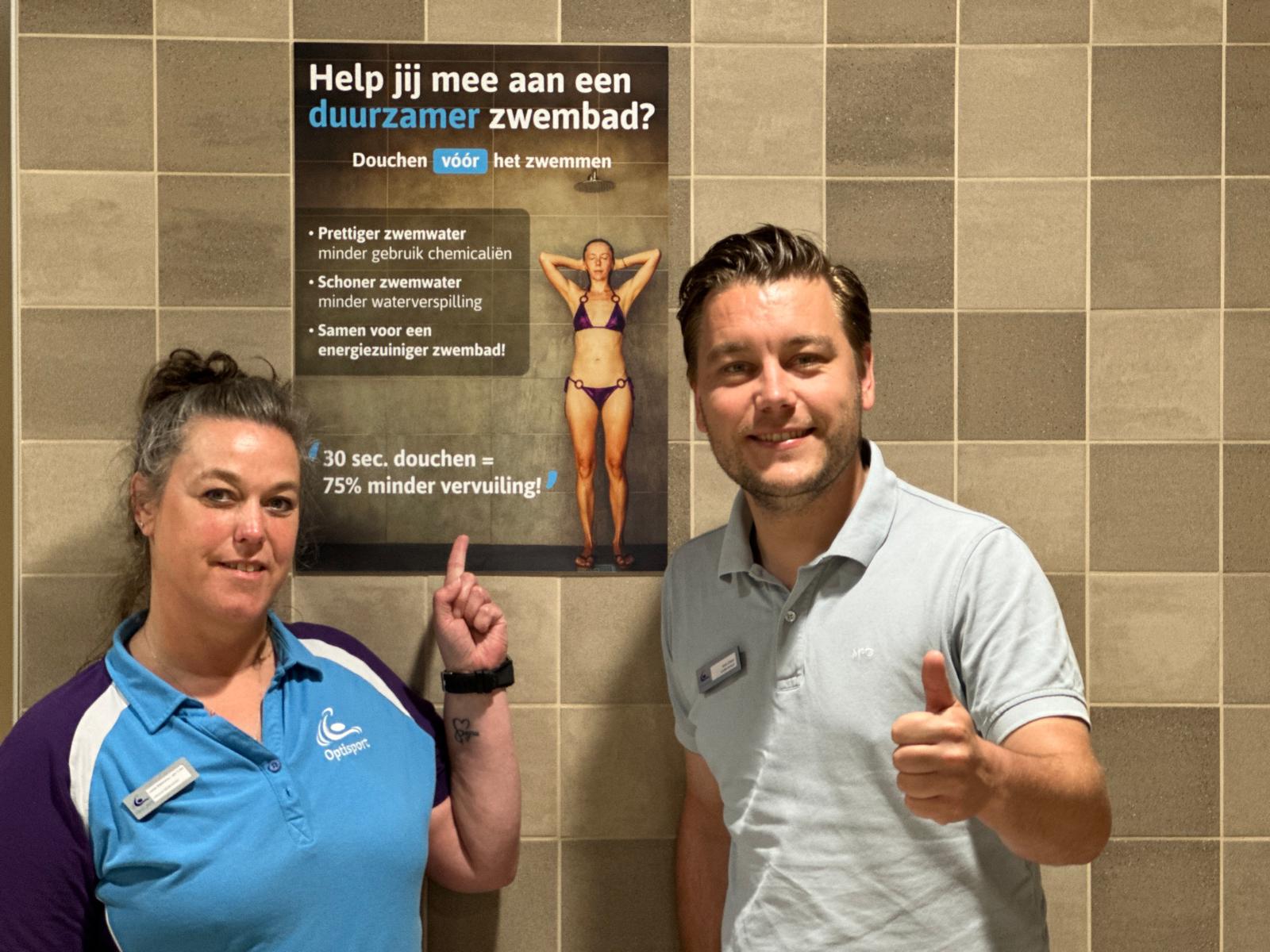 Douchen voor het zwemmen: 75% minder vervuiling