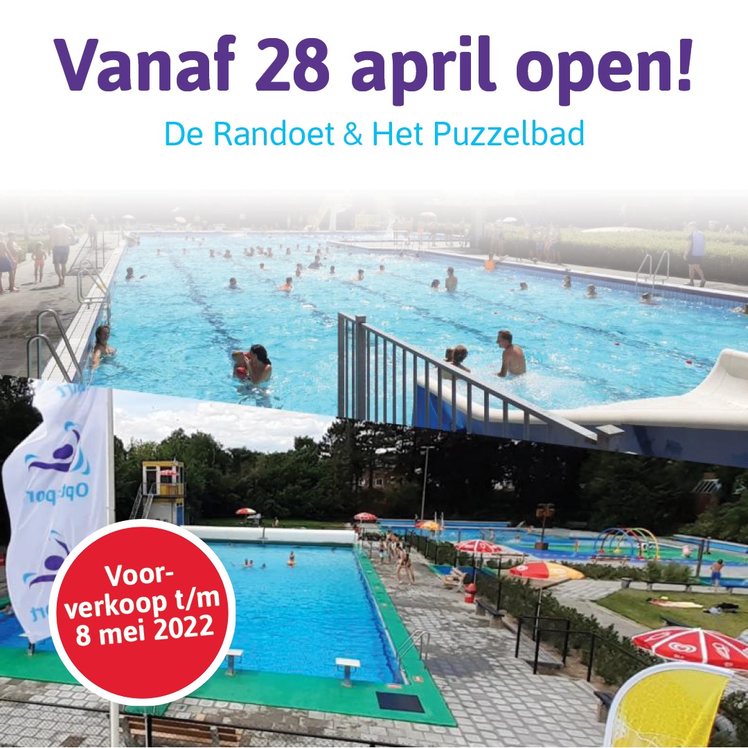 Open vanaf 28 april 2022
