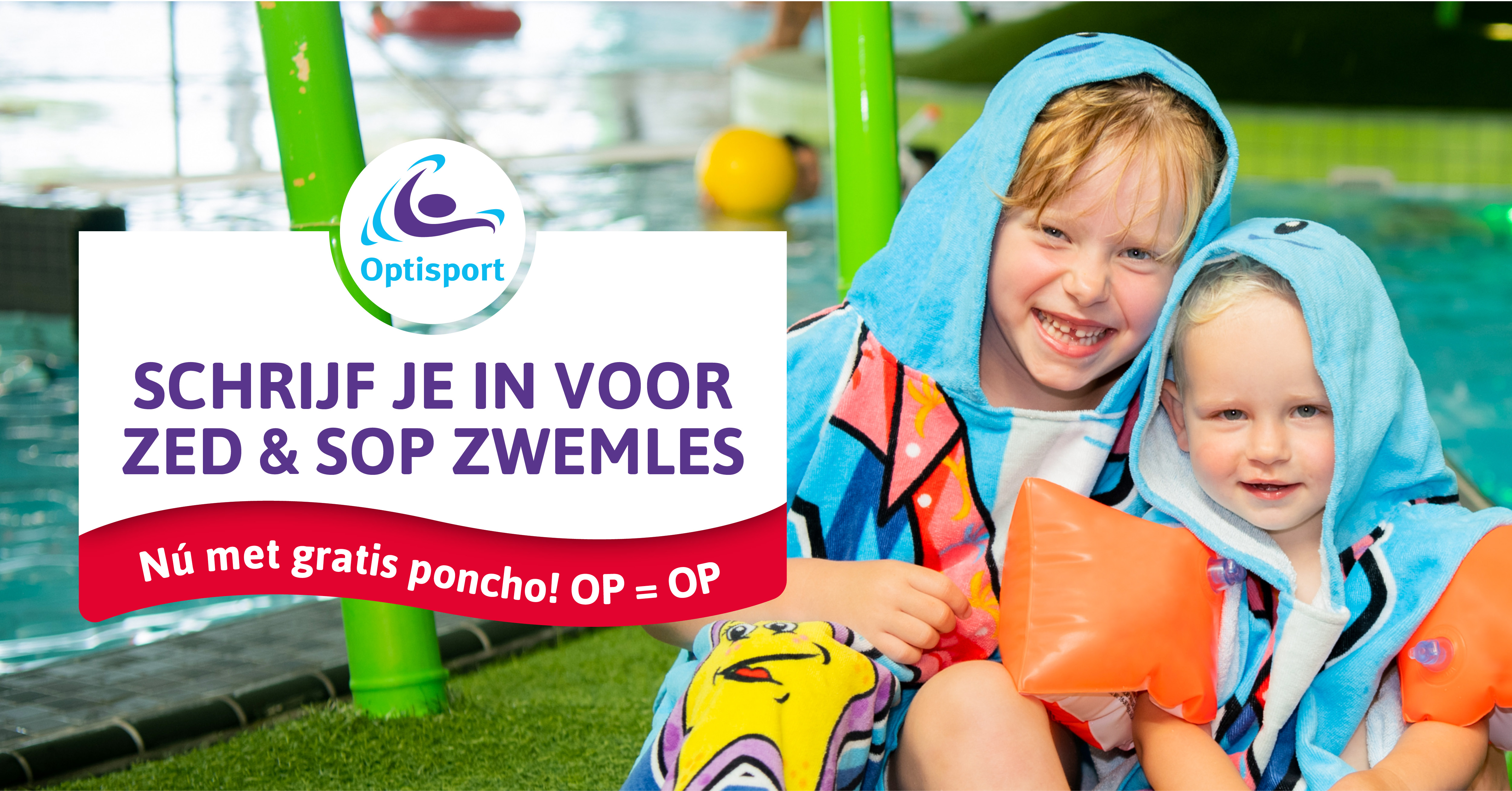 Gratis poncho bij inschrijving!