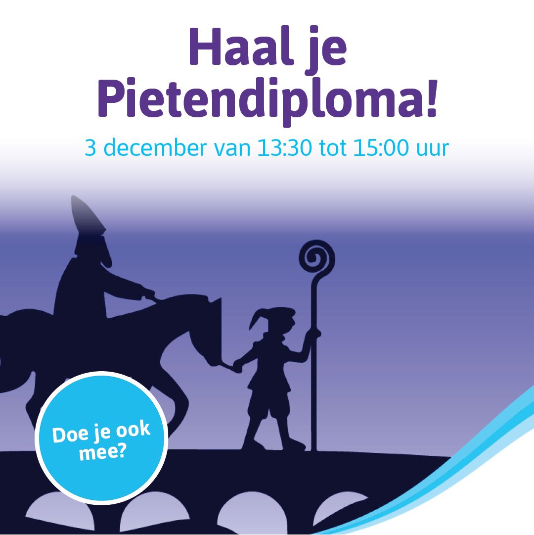 Kom 3 december je Pietendiploma halen!