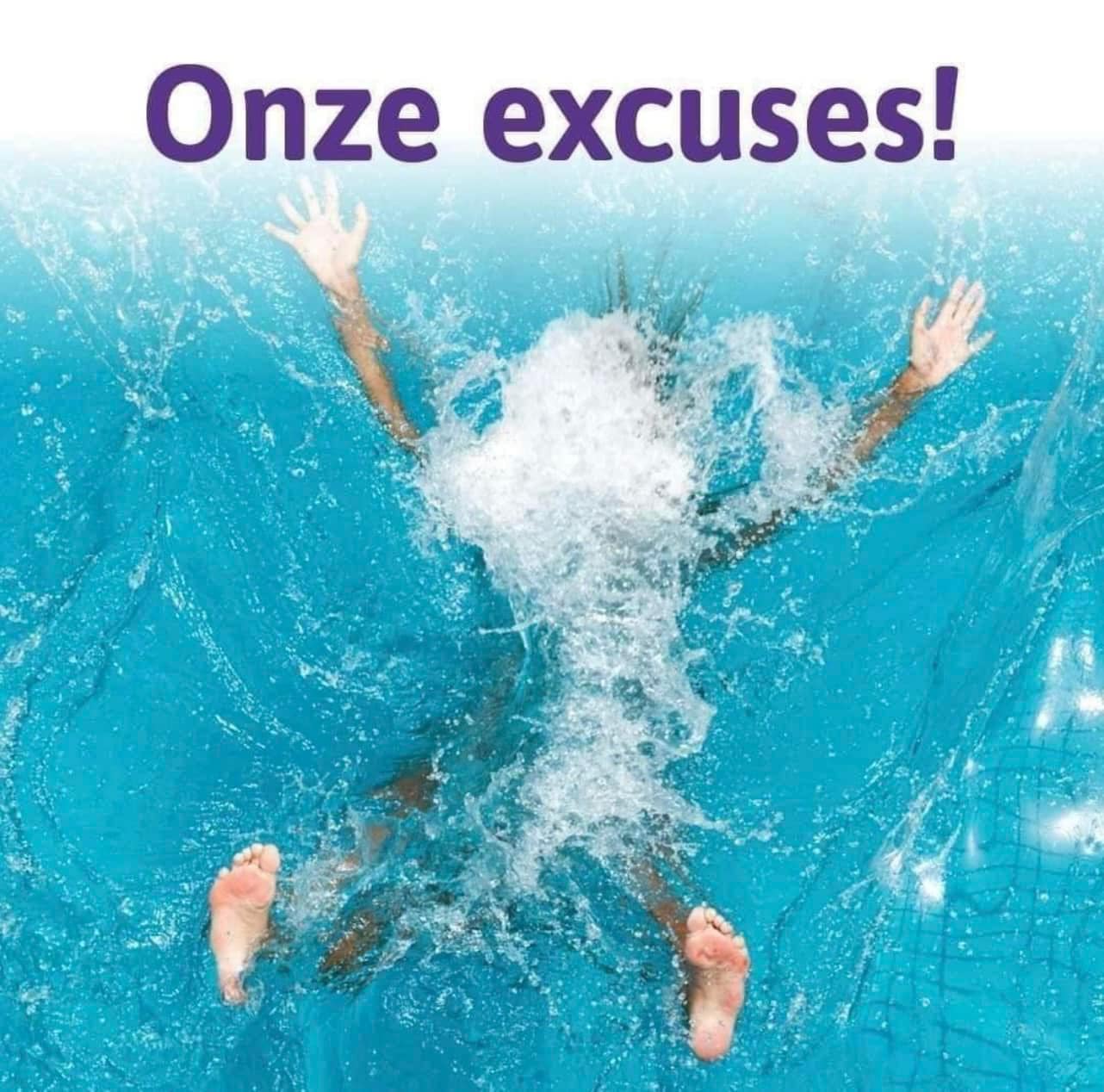 Geen Aqua9maanden maandag 15 januari wegens onderhoud