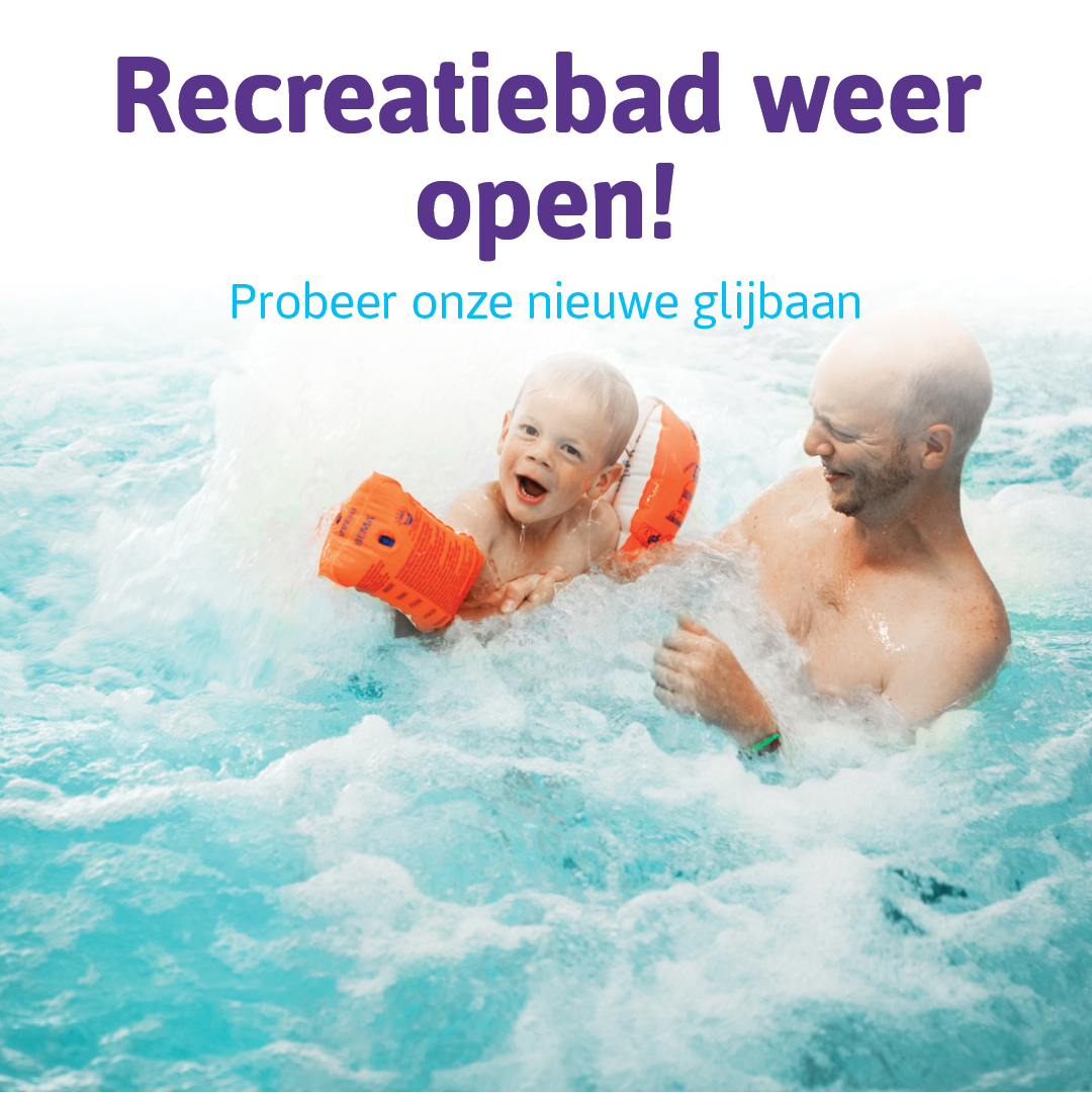 Recreatiebad weer open!