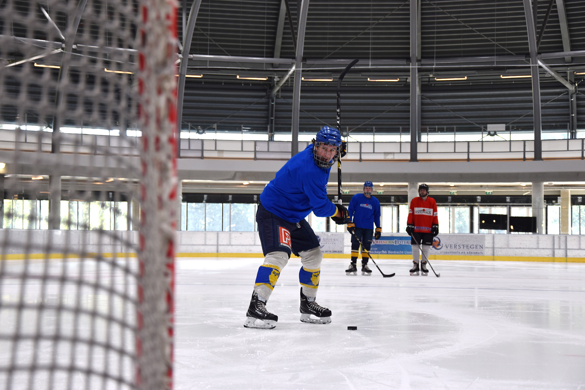 IJshockey bij Optisport clinic