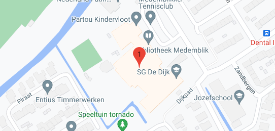 Google Maps Sporthal De Muiter in Medemblik