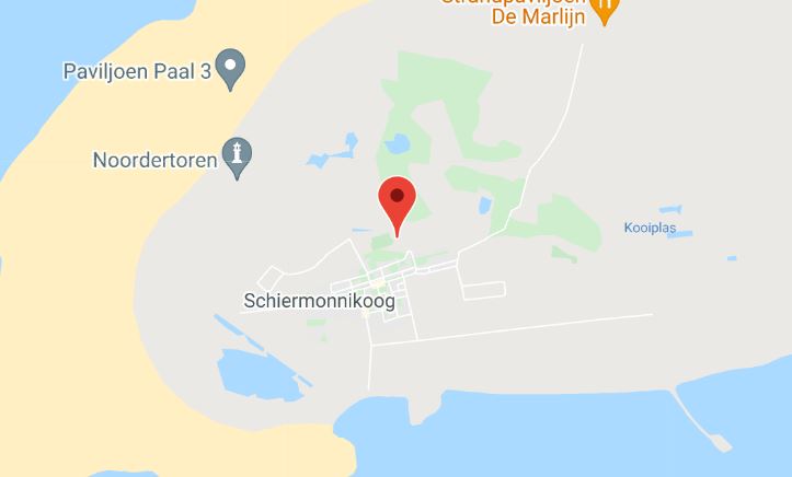 map schiermonnikoog 