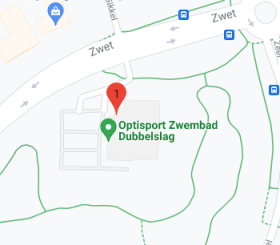 Google maps Zwembad Dubbelslag Delfzijl