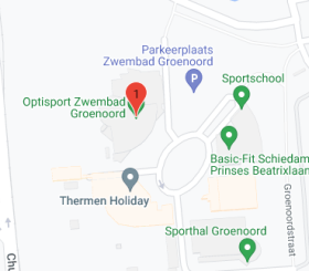 Google maps Optisport Groenoord Schiedam