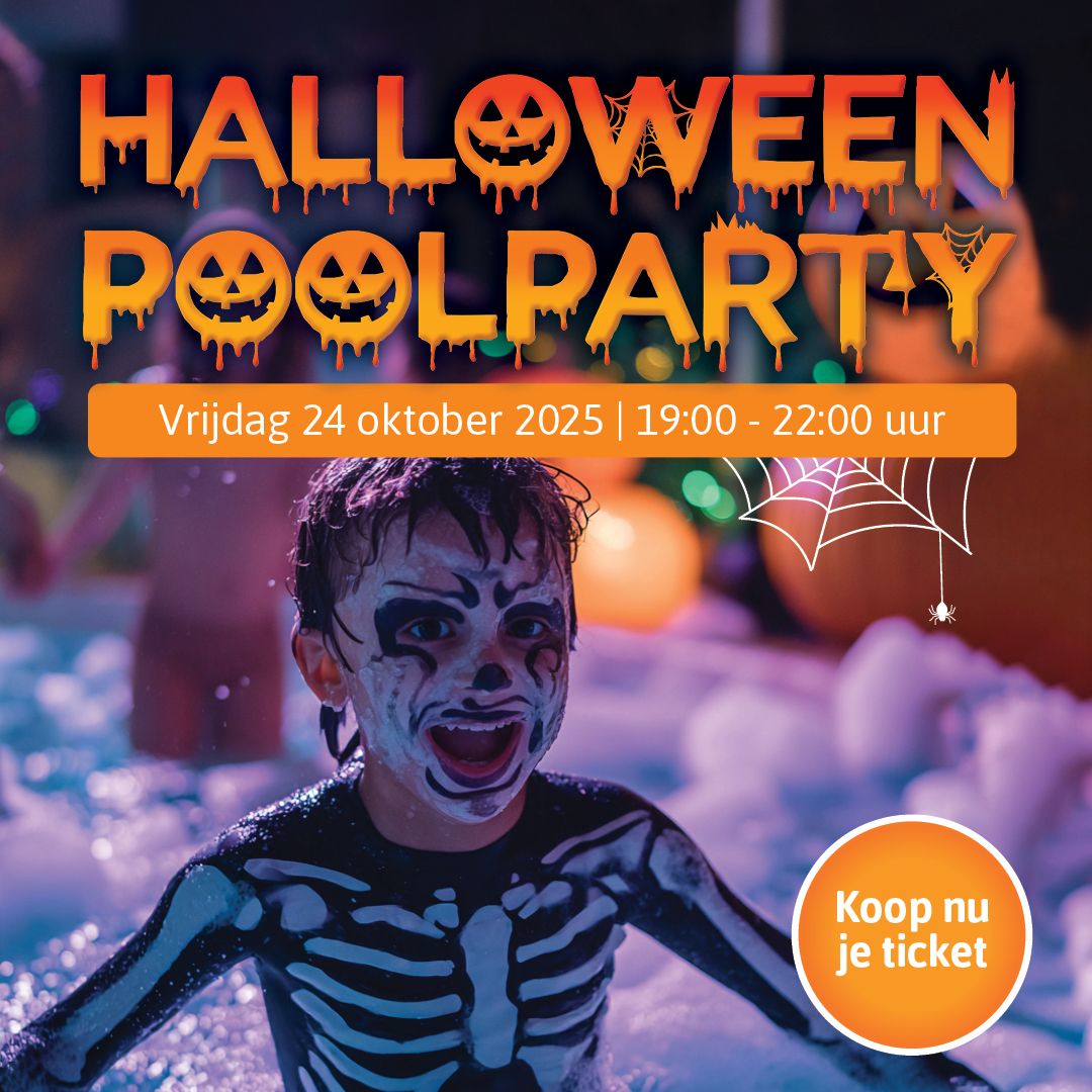 Kom naar onze Halloween Poolparty!