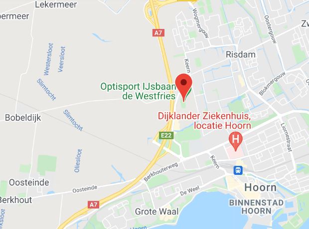 Map Westfries Hoorn ijsbaan