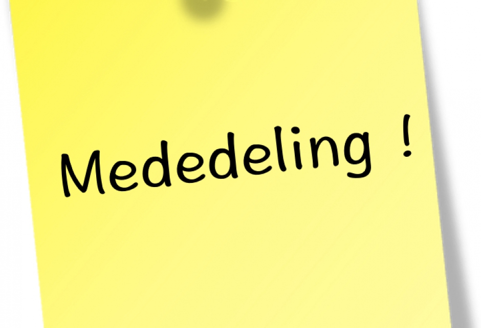 Mededeling prijzen 2022