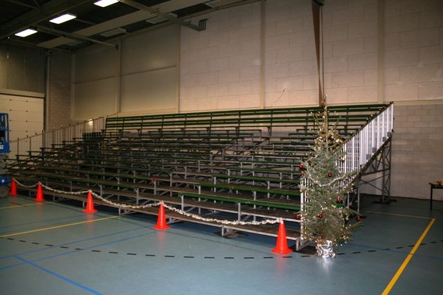 Tribune van Sporthal De Parel 