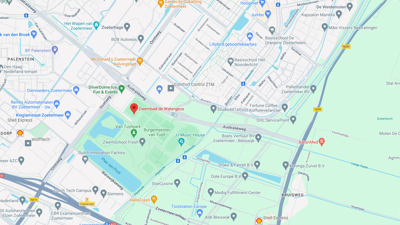 Google Maps De Watergeus Zoetermeer