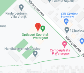 Google maps Optisport Sporthal Watergoor